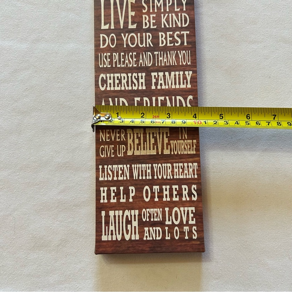 Inspirational Brown Wall Decor Sign - Picture 3 of 5